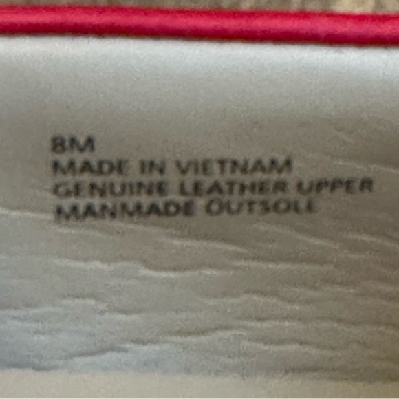 Talbots | Becca Driving Moccasins, Vibrant Red Leather w/Grosgrain Trim , Size 8 - Picture 7 of 7